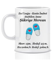 Anne Hediyesi İsimli Beyaz Kupa Bardak