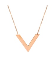 Rose Altın V Kolye SV0046