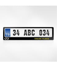 BK Gift Kişiye Özel İsimli Infiniti Logolu Plakalık