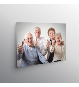 Kişiye Özel Fotoğraf Baskılı Büyük Boy Kanvas Tablo (50x70) (Çok Renkli)