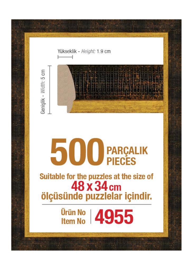 4955 500'lük 48 x 34 cm Puzzle Çerçevesi