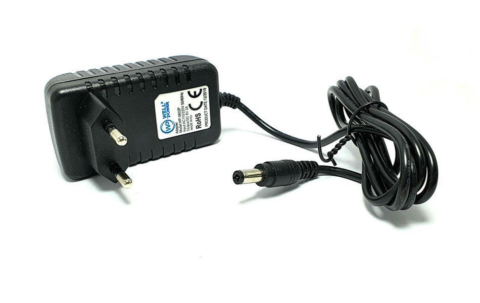 WellPower DC 6Volt 2Amper Adaptör 5.5x2.5mm Jak Fişli