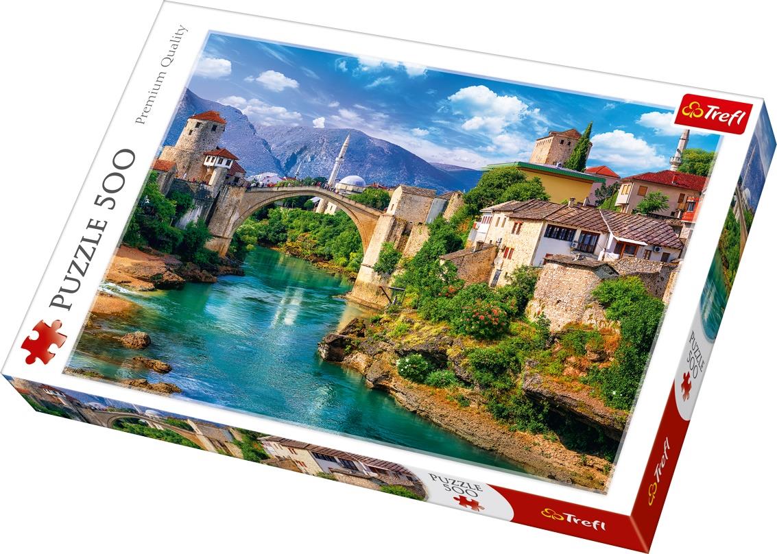 Trefl Puzzle 37333 Old Bridge İn Mostar, Bosnia And Herzerg 500 Parça Puzzle