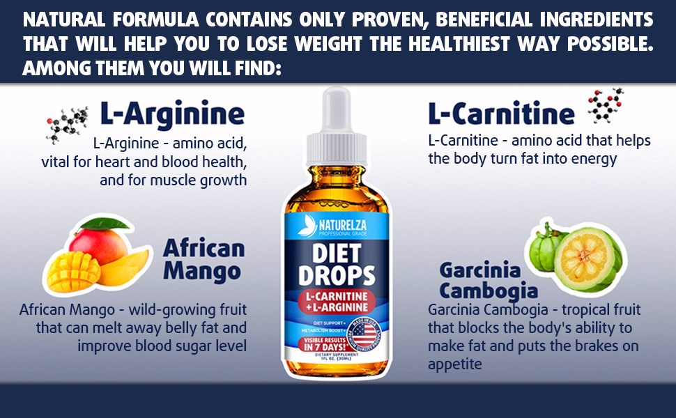 diet drops l-carnitine l-arginine Diet Drops L-Carnitine, L-Arginine 30ml