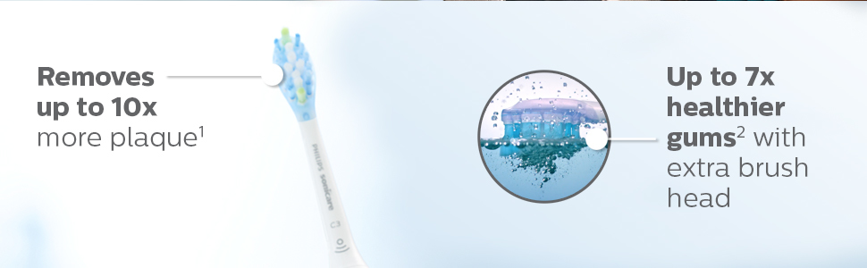 Expertclean removes up to 10x more plaque