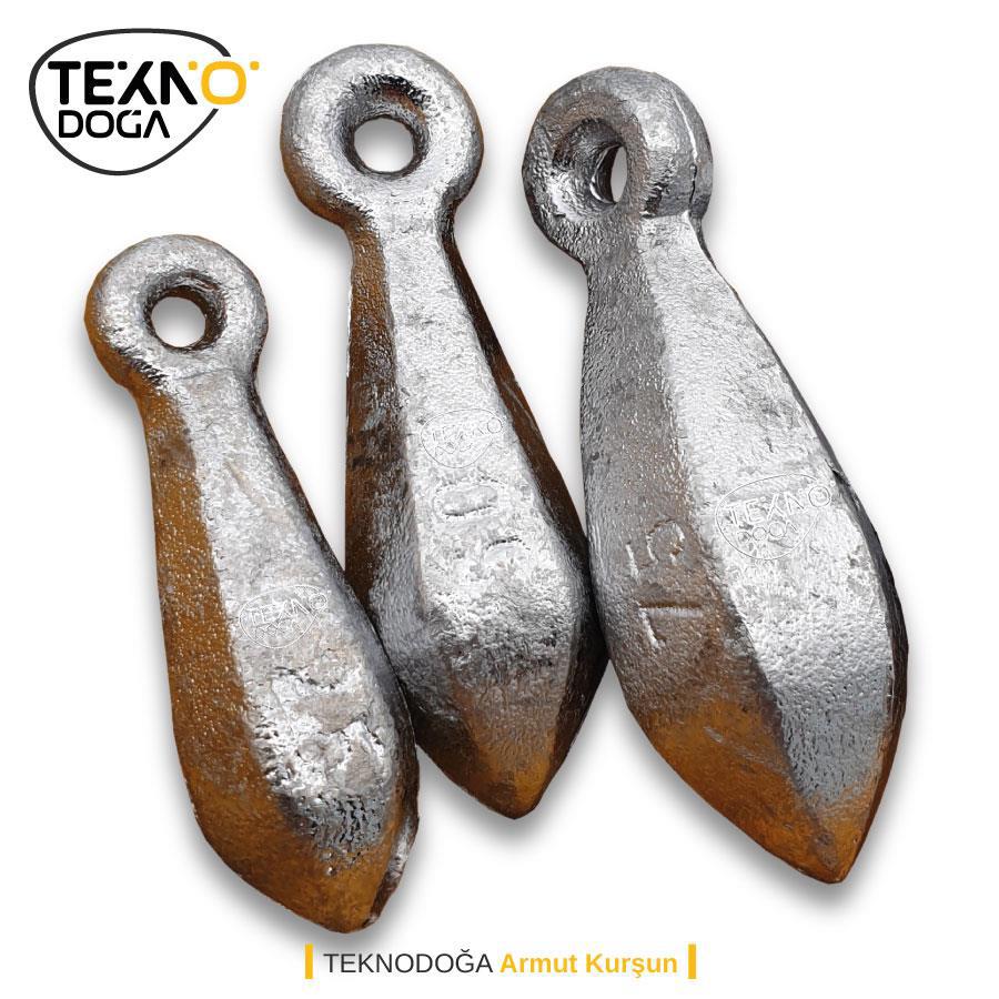 TEKNO DOĞA Armut Kurşun Balık Avı Olta Kurşunu Gram ve kg Seçimli