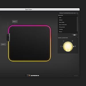 qck prism medium rgb mousepad