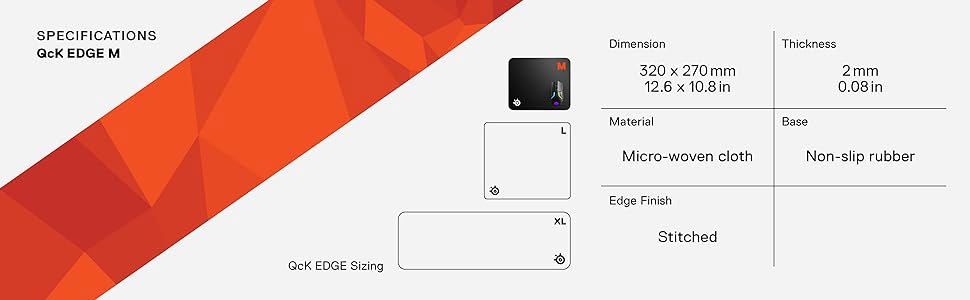 steelseries qck edge mousepad