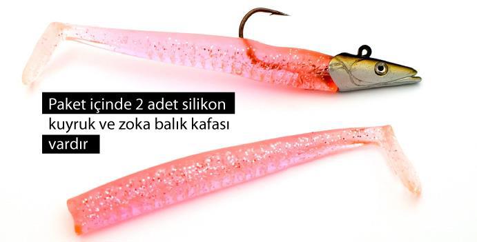 Sardine Sandeel Silikon Levrek Yemi
