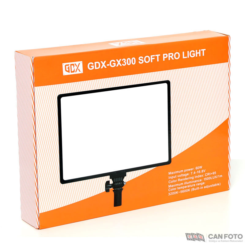 Gdx PRO Led GX-300 Soft Light Bataryalı 2'li Led Işık Seti
