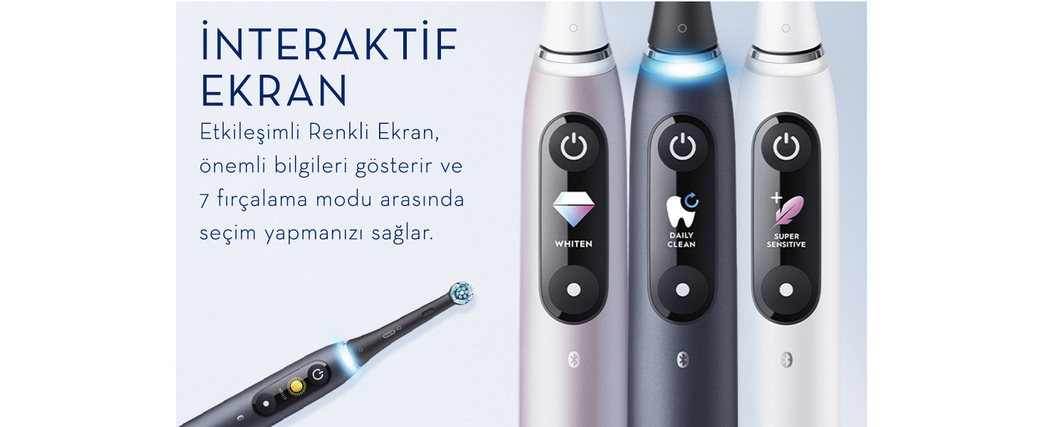 Oral-B,şarjlı,elektrikli,ağız duşu,pilli,yedek,çocuk,diş,genius,stages,şarj edilebilr,vitality,iO
