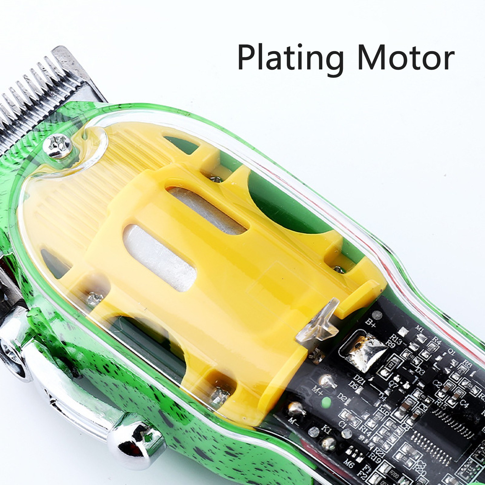 Elektrikli saç düzeltici şeffaf vücut LCD ekran ekran güçlü Motor ayarlanabilir kolu ile düşük gürültü 4 Limit tarak