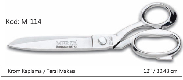 merze krom terzi makası, merze m-114