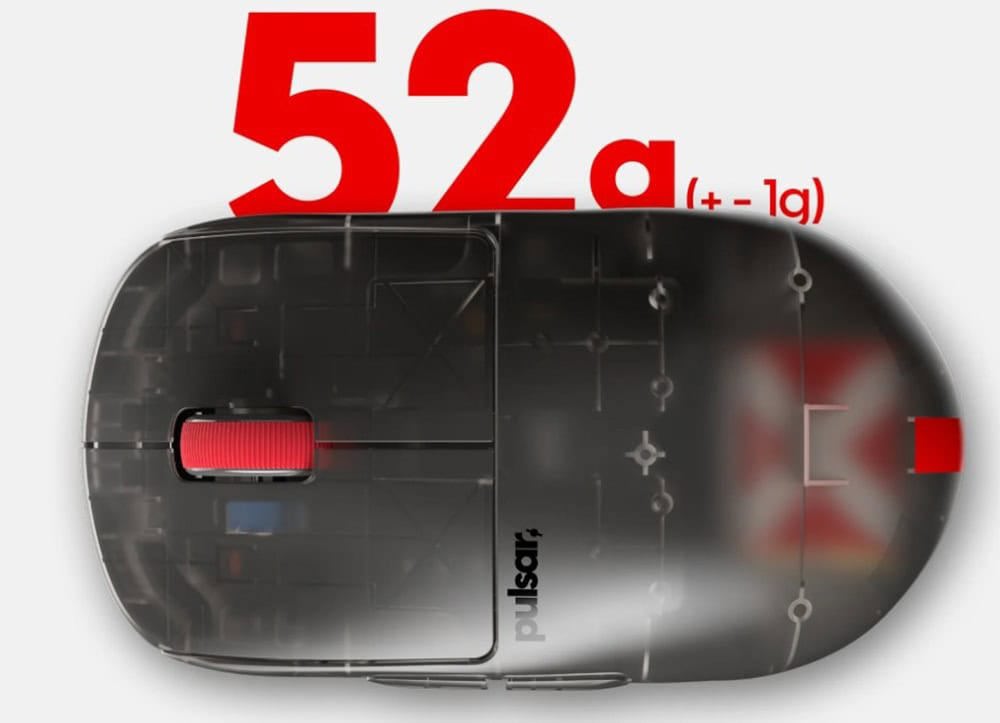 Pulsar X2h Clear Black Edition Mouse H4