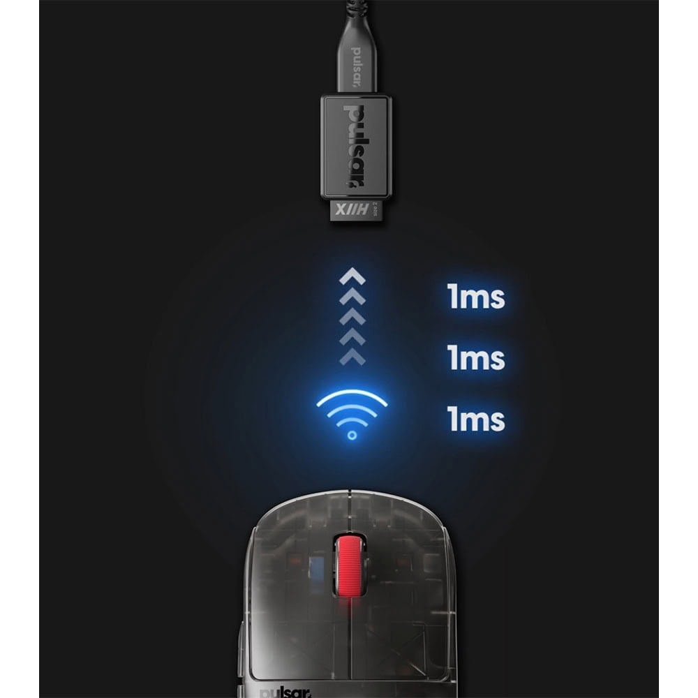 Pulsar X2h Clear Black Edition Mouse H3
