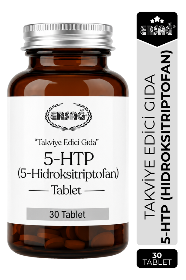 ERSAĞ 5-HTP Hidroksitriptofan Takviye Edici Gıda 30 Tablet