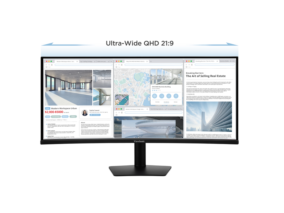 21:9 Ultra Geniş Ekranda Çarpıcı UWQHD Çözünürlük 1
