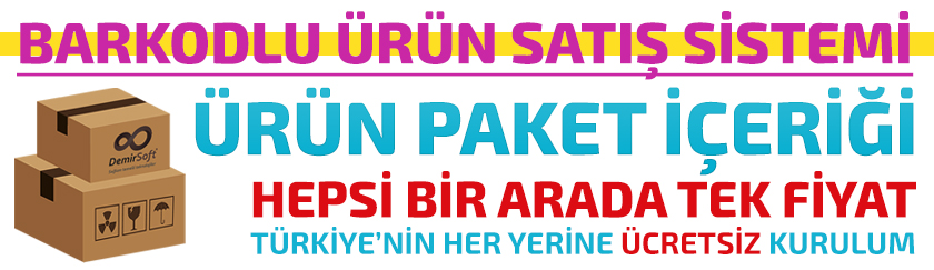 DemirSoft Market Mağaza Barkodlu Satış Sistemi – Para Çekmeceli