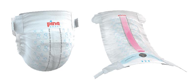 Pine Smart Akıllı Bebek Bezi 2 No Mini 3-6 Kg 24 Adet