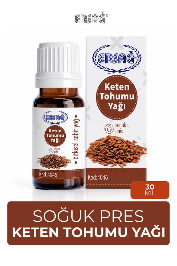 Ersağ Keten Tohumu Yağı