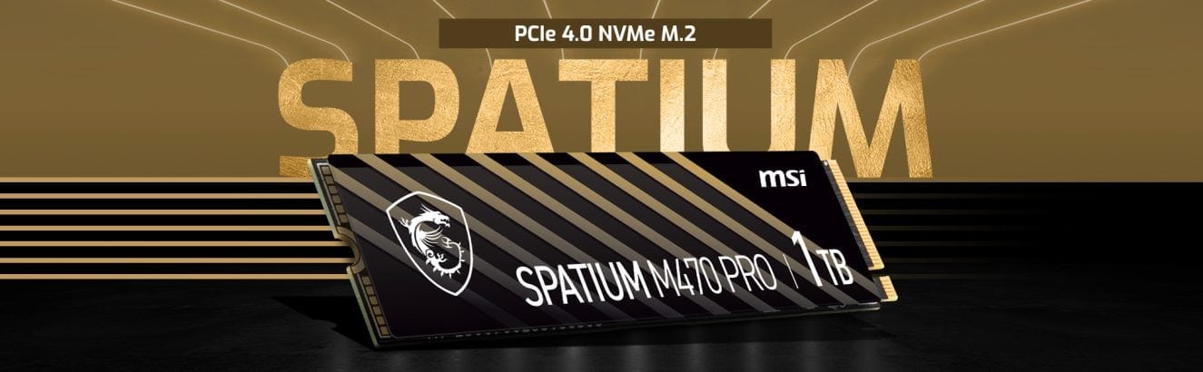 MSI SPATIUM M470 PRO 1TB M.2 SSD H1