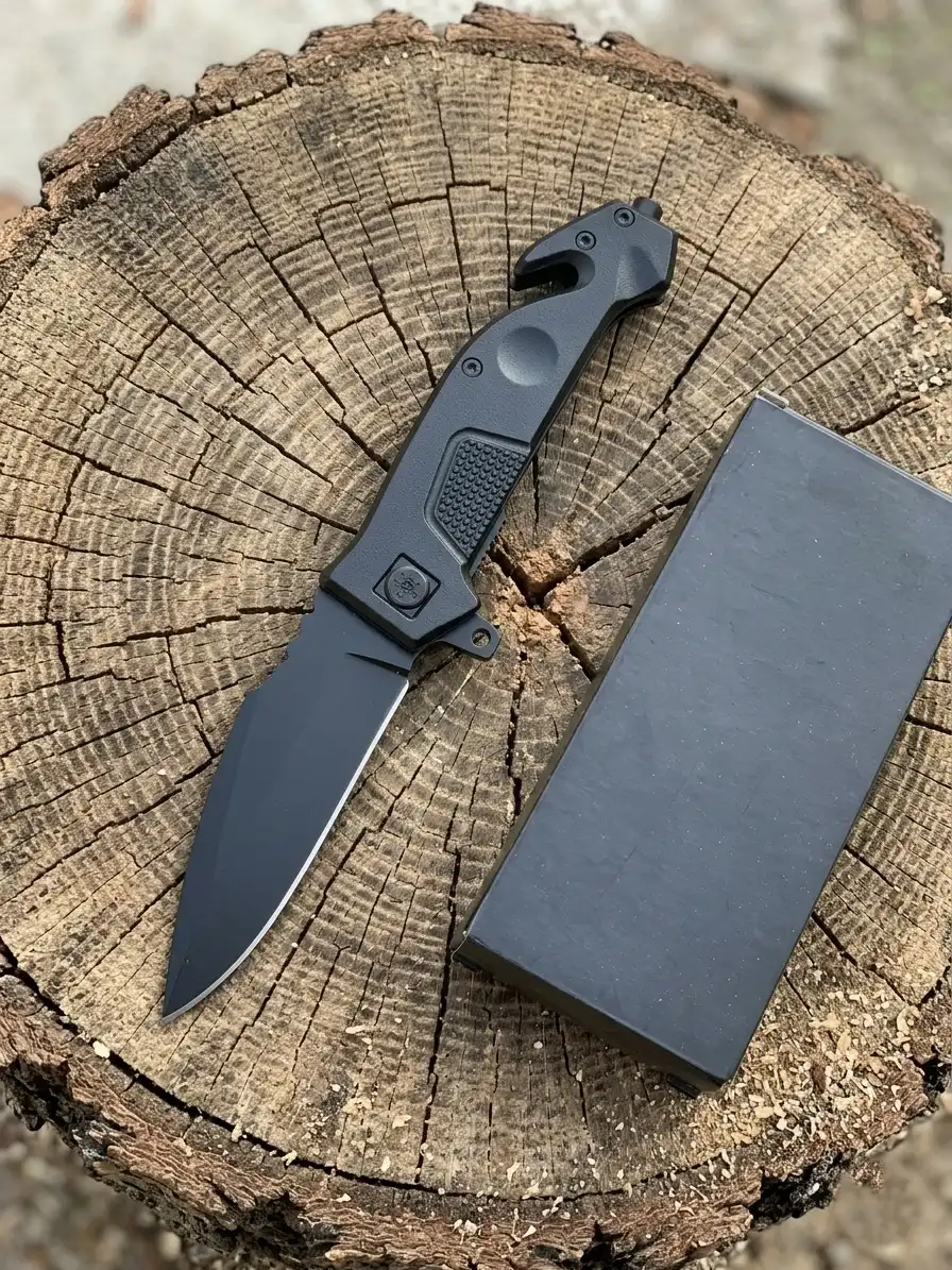 Knivox Browning Siyah Kurtarma Çakısı