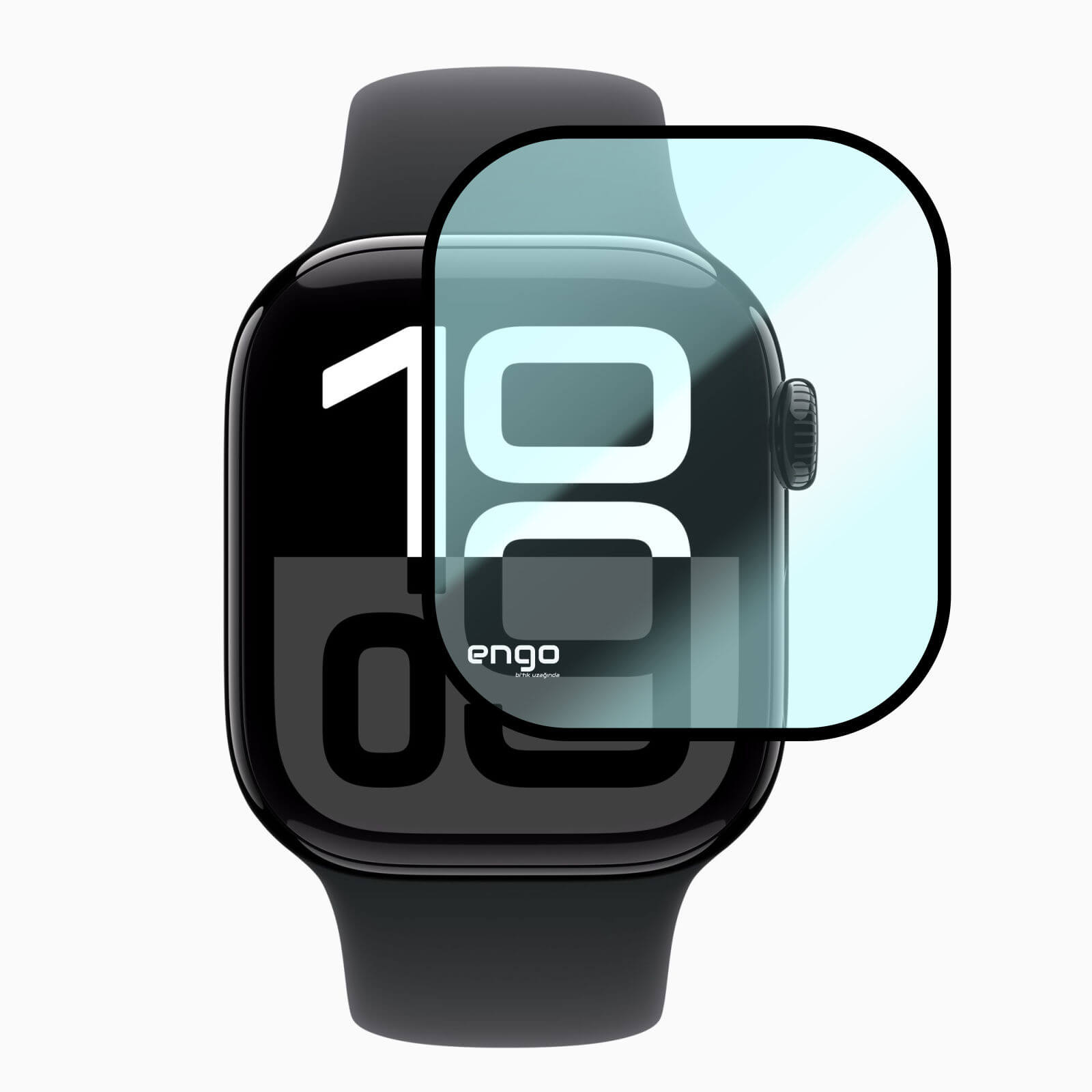 Engo Apple Watch 10 42mm Ekran Koruyucu Tam Kaplama