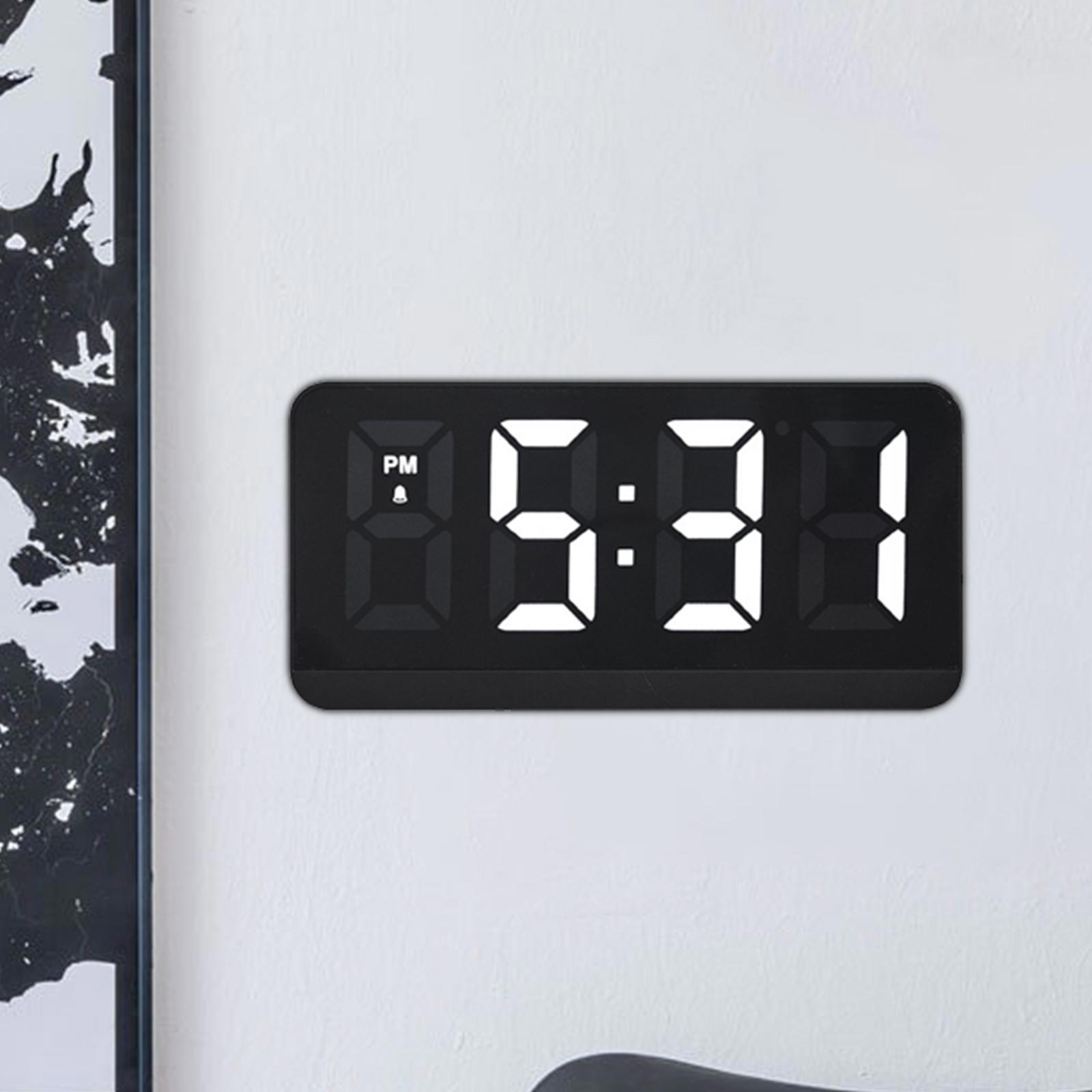 Desk Digital Clock Automatic Brightness Display LED Desktop Alarm Clock Digital Wall Clock for Beside Hall Gym Teens Adult Desk Digital Clock Automatic Brightness Display LED Desktop Alarm Clock Digital Wall Clock for Beside Hall Gym Teens Adult