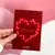 I Love You Neon Romantik Işıklar Motto Kartı Kartpostal Sevgiliye Hediye Not Kartı