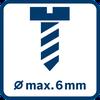 Maksimum vida çapı 6 mm