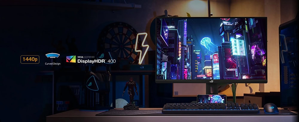 ASUS ROG Strix XG27WCMS Gaming Monitör H4
