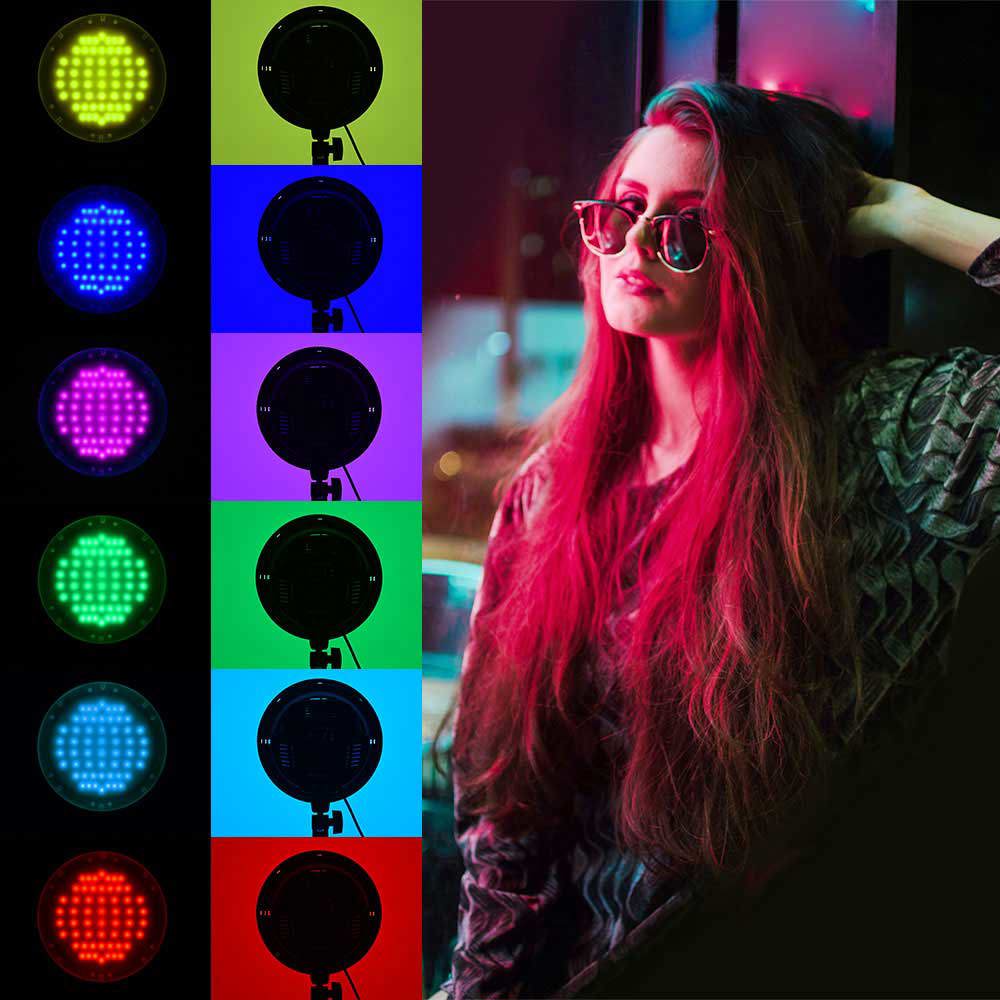 Gdx Pro TLB-500 RGB İkili Set - Fotoğraf & Video Çekim Işığı (Dimmerli)