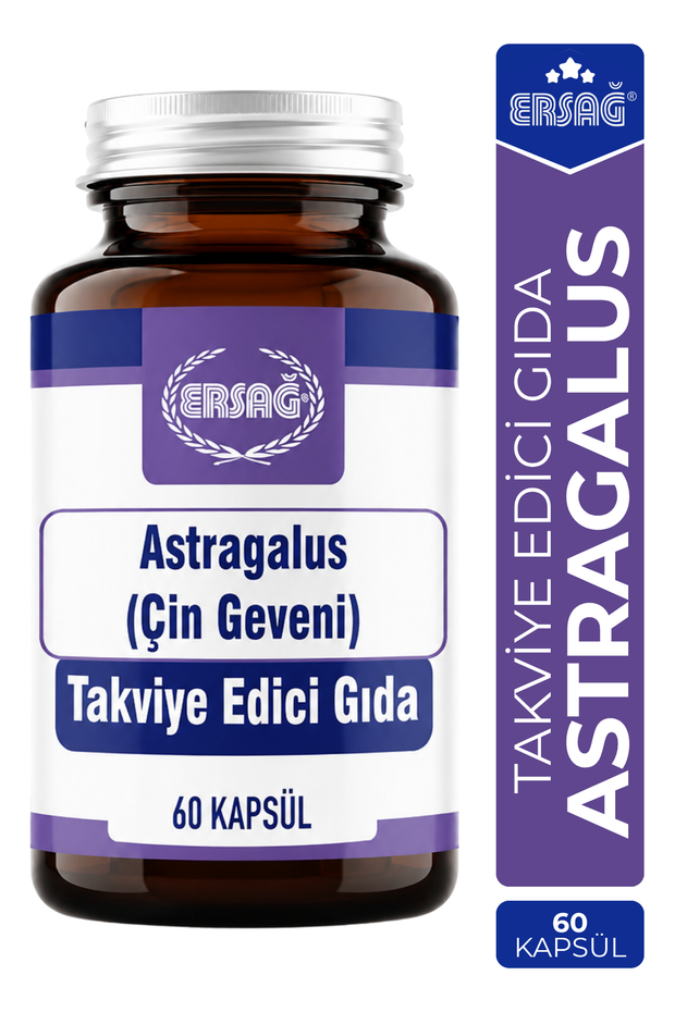 ERSAĞ Astragalus Çin Geveni Ekstraktı Takviye Edici Gıda 60 Kapsül