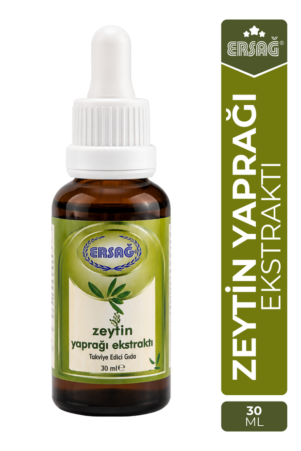 ERSAĞ Zeytin Yaprağı Ekstraktı Takviye Edici Gıda 30 ML