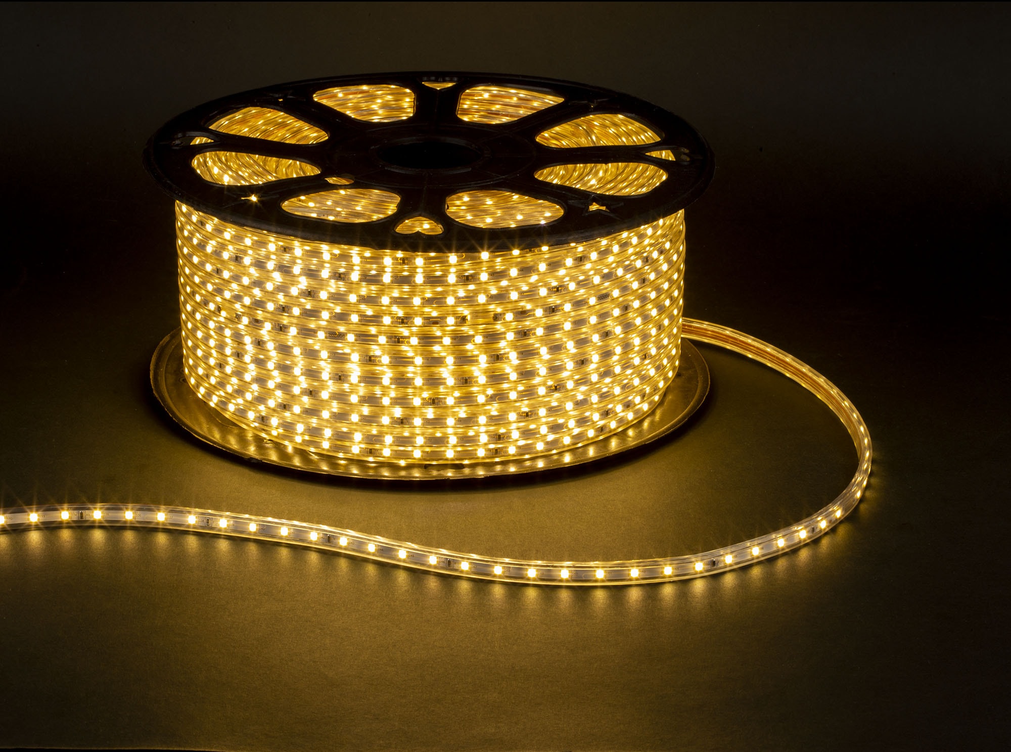 NOAS 4040 hortum LED amber renkli 220V esnek dekoratif aydınlatma