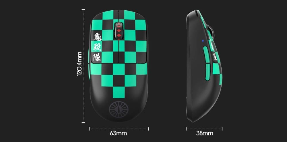 Pulsar X2 V2 Demon Slayer Tanjiro 4k Özel Paket Mouse H5
