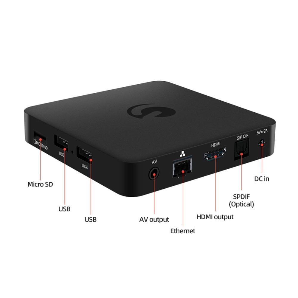 Ematic AGT419 Netflix & Google Sertifikalı Mini Android TV Box