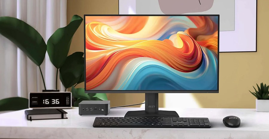 MSI PRO MP242 E14C 23.8 inç 144Hz 1ms Monitör – Tek kabloda sinyal ve güç iletimi