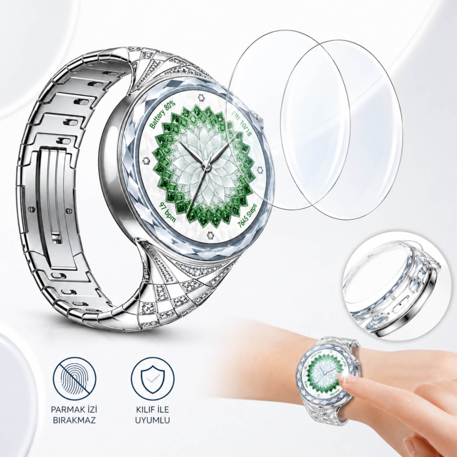 Huawei Watch Ultimate Design Ekran Koruyucu TPU 2 Adet