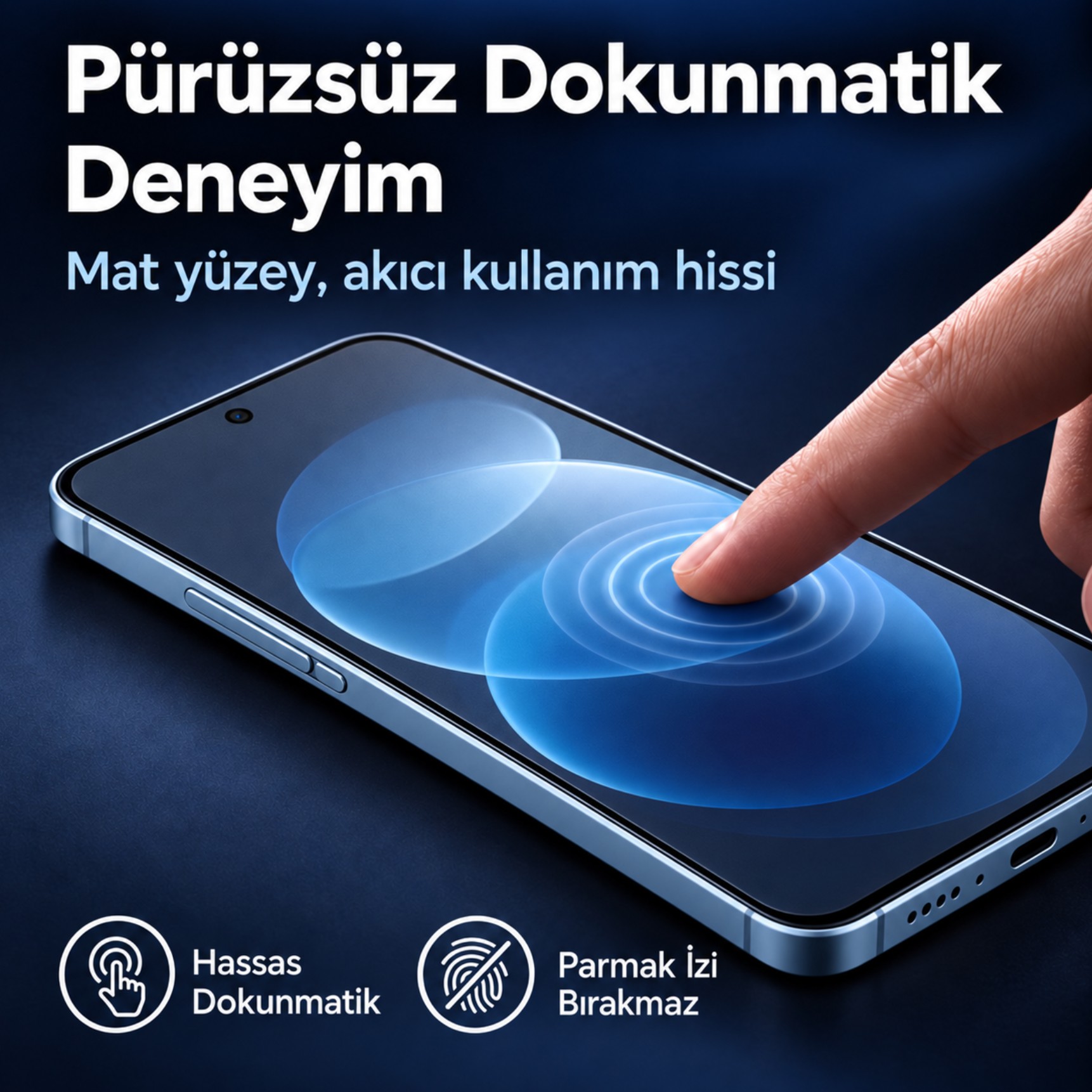 Samsung Galaxy S26 FE İle Uyumlu Mat Ekran Koruyucu SM-S741B Yansıma Ve Parlama Azaltıcı Parmak İzi Bırakmayan 9H Esnek Nano Cam