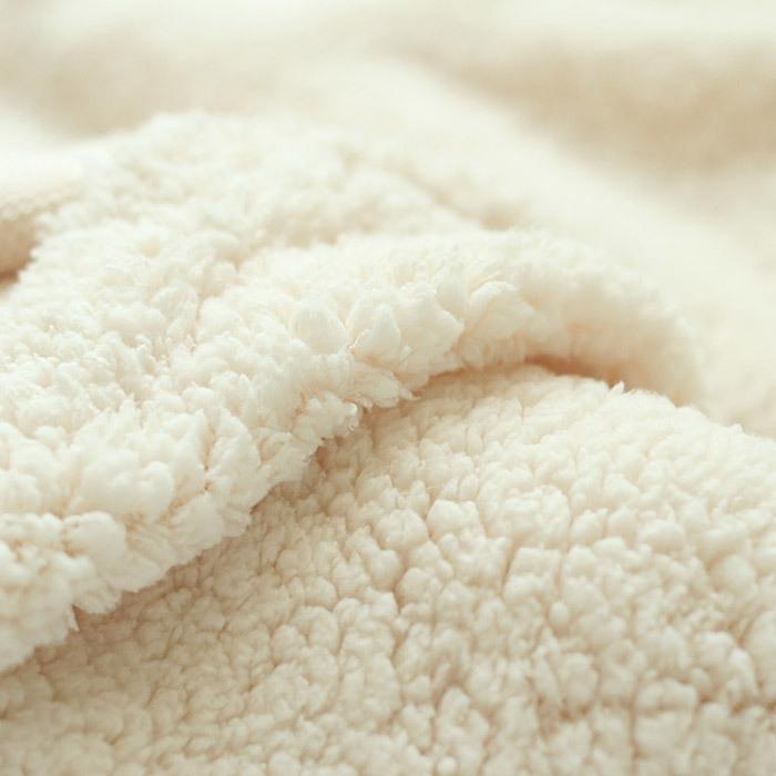 100% Polyester Wool Faux Fur Double Sided Sherpa Fleece Knitting Fabric for Lining Fabric and Overcoat Soft Knit Shu Velveteen for Garment Pajama Cloth - Winter Fabric and Sherpa price