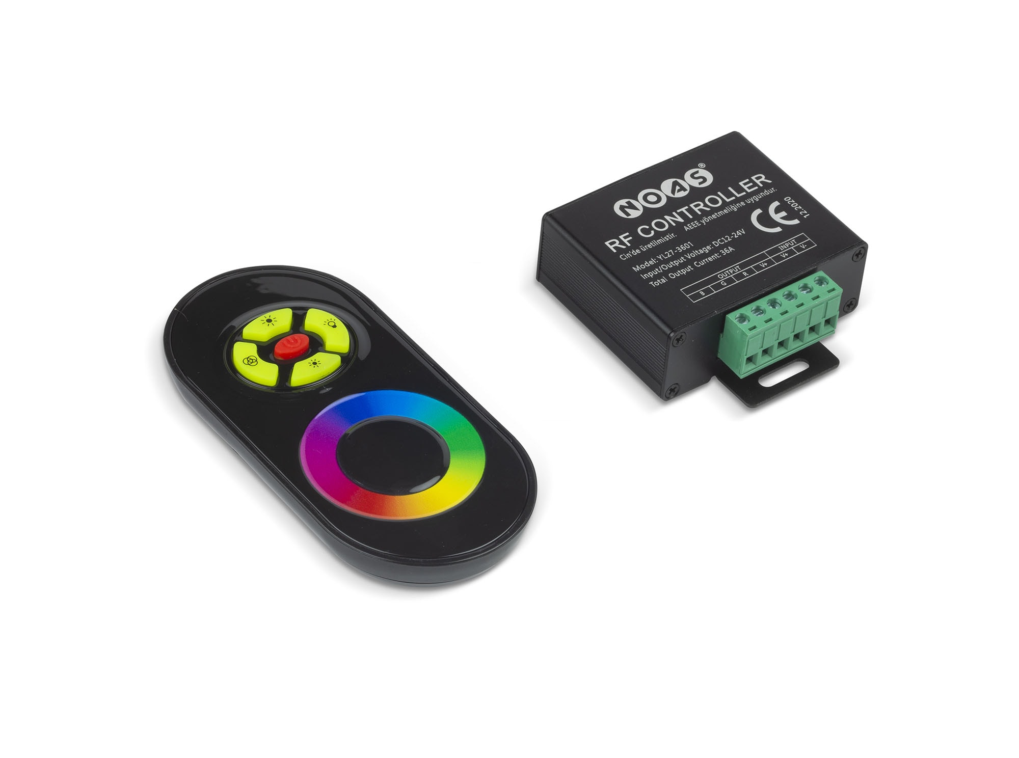 NOAS rf touch rgb kumanda 12-24V şerit LED kontrol cihazı