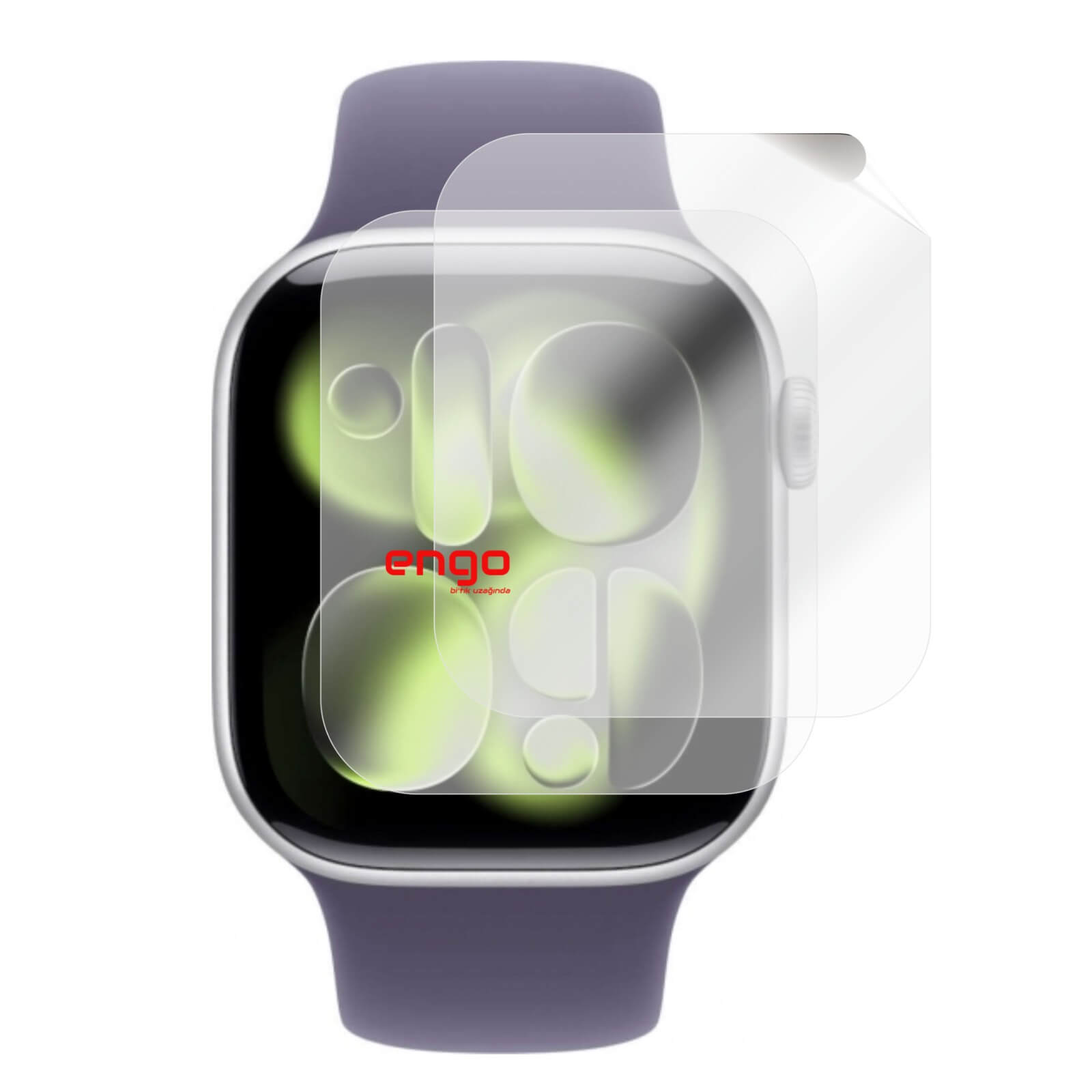 Apple Watch Series 11 46mm TPU Ekran Koruyucu 2'li Şeffaf