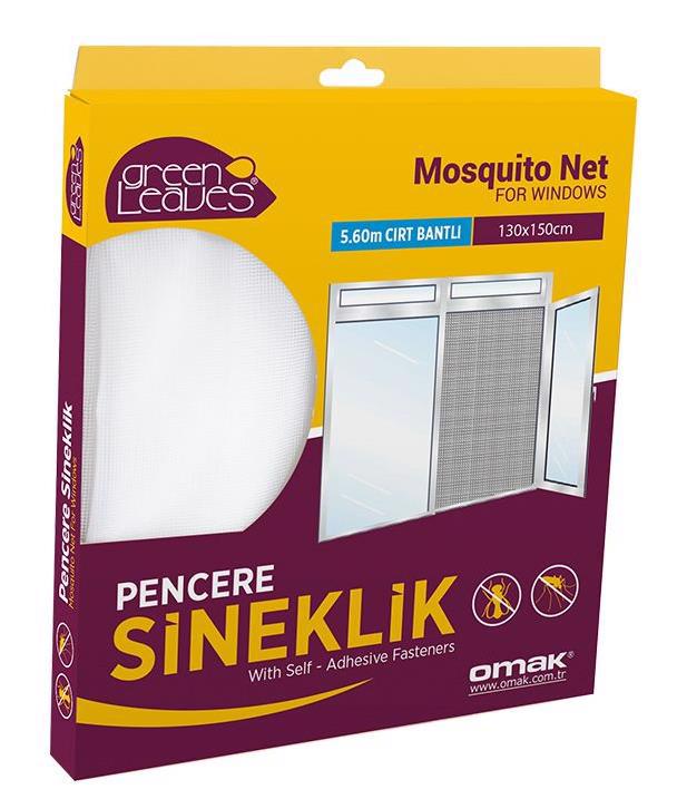 90512 GreenLeaves Pencere Sinekliği 130 cm. x150 cm. 90512 GreenLeaves Pencere Sinekliği 130 cm. x150 cm.