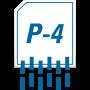 Security Level P-4 for destruction of sensitive and confidential documents.