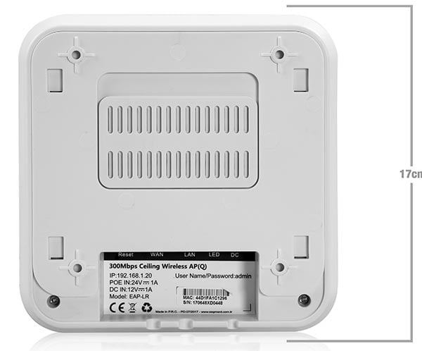 Everest EWIFI EAP-LR 300 MBPS 11N 2.4GHZ Tavan Access Point Router;