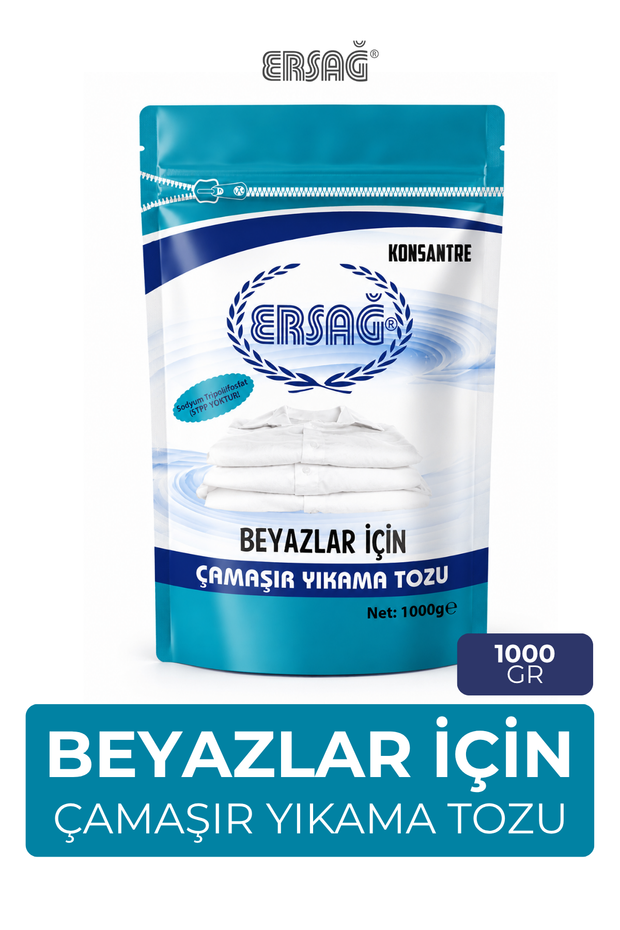 Ersağ Beyazlar İçin Çamaşır Yıkama Tozu