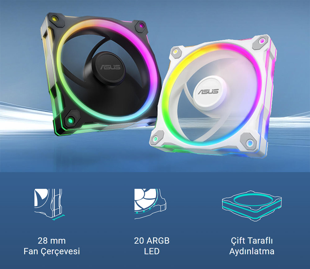 ASUS Prime MR120 ARGB Fan - Single Pack