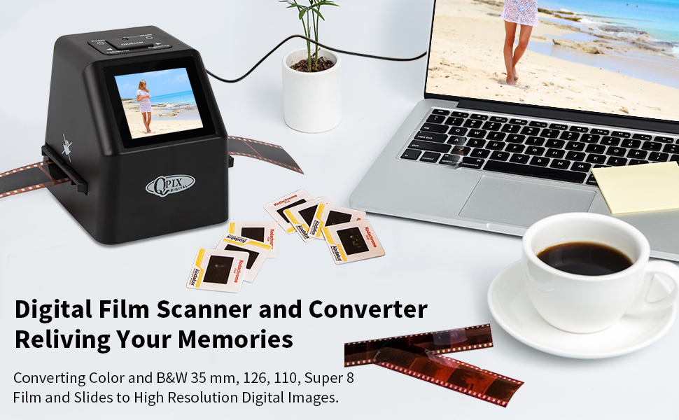 5 mm film tarayıcıdan dijitale 35 mm slayt dönüştürücü 35 mm slayt tarayıcı slaytları dijitale dönüştürür