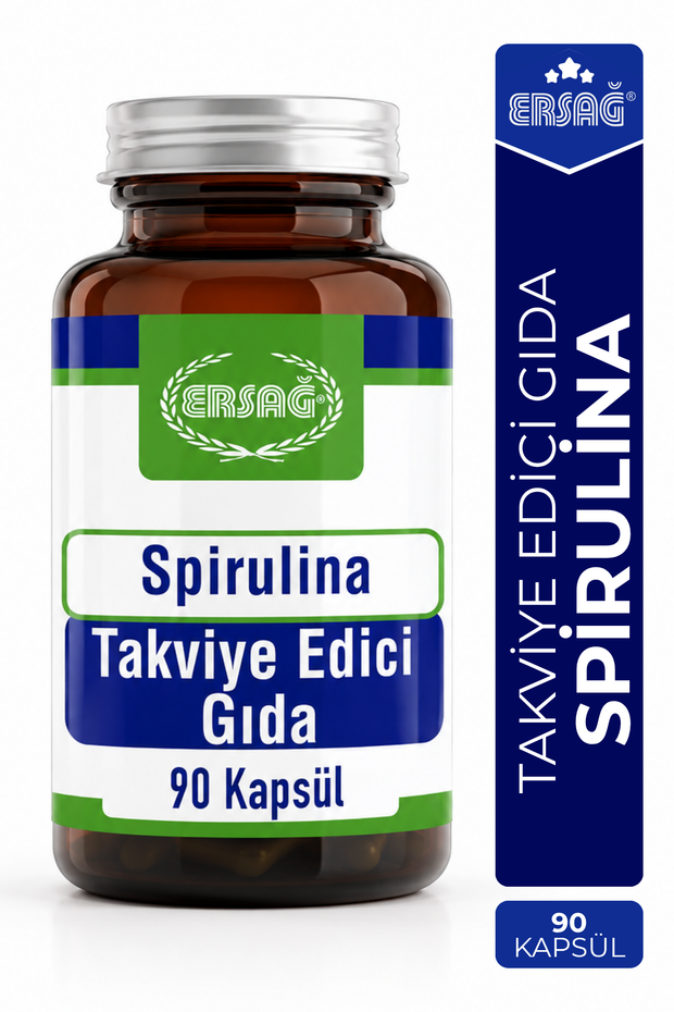 ERSAĞ Spirulina Ekstraktı Takviye Edici Gıda 90 Kapsül